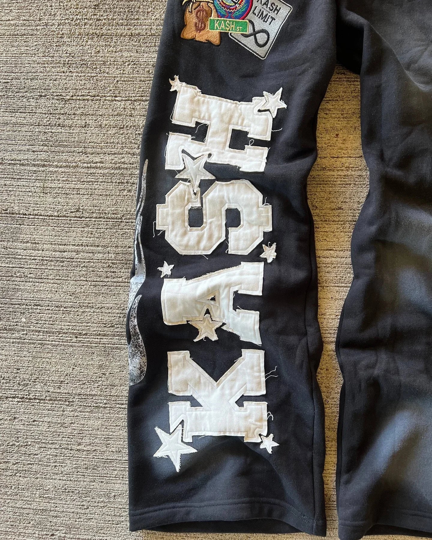 American Y2K Gothic Hip Hop Sweatpants for Men – Retro Double Layer Baggy Joggers with Elastic Waist