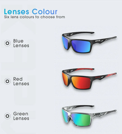 KAPVOE Polarized Sunglasses – Men & Women Fishing, Hiking, Driving, Cycling, and Sports Eyewear