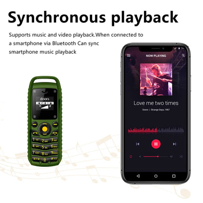 SERVO B25 Super Mini Mobile Phone – Dual SIM, Magic Voice, Bluetooth, Blacklist, Alarm Clock, 2G Feature Cellphone