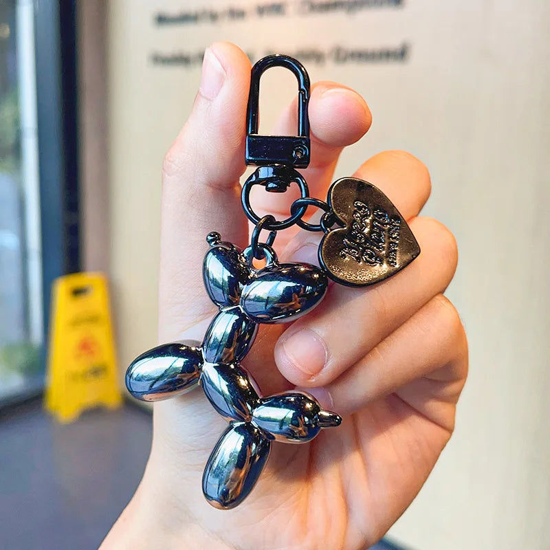 Y2K Balloon Dog Keychain – Cute Ins-Style Bag Pendant & Phone Charm for Girls