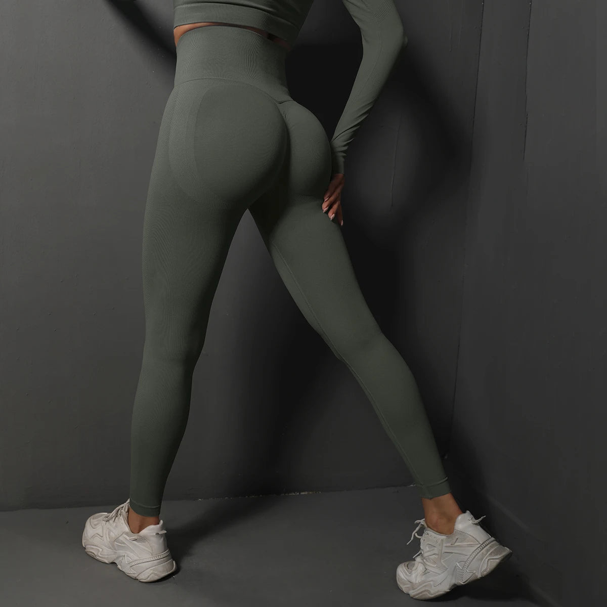 Women’s Seamless Gym Leggings – High-Waist Booty-Lifting Yoga & Fitness Pants, Sexy Sportswear
