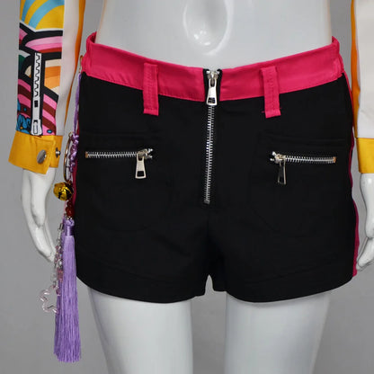 Children’s K-POP Cosplay Costume – Rumi Group Concert Outfit with Earring Accessories, Halloween Performance Clothes, Sizes 110-160