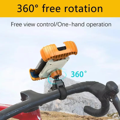 Mountain Bike Phone Holder – Stable, Non-Slip, Rotatable Navigation Mount with Safety Compartment