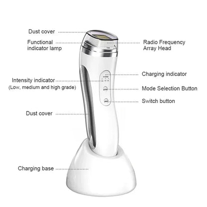 Electric Facial Lifting Machine - Dot Matrix Skin Tightening & Rejuvenation Massager