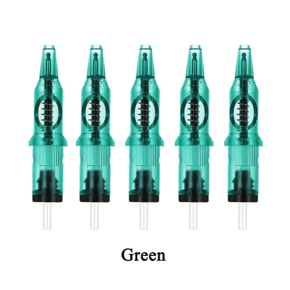 10/5PCS Ballpoint Cartridge Tattoo Needles — Practice Needles for Beginners & Designer Drawing with Tattoo Pen Machine