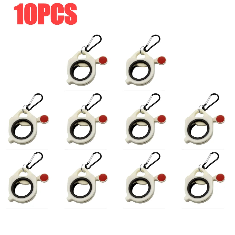 Fluorescent Cable Tie Organizer – 1-10pcs Portable Storage Tool for Electrical Wires and Cable Management
