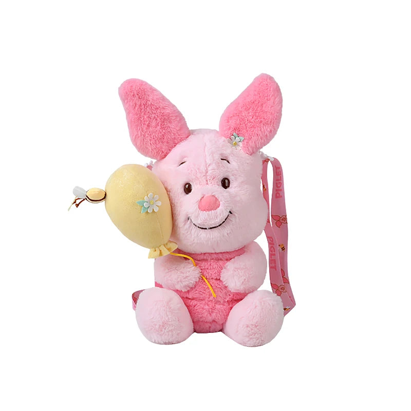 Disney Winnie the Pooh Piglet Plush Keychain — Cute Cartoon Doll Backpack Pendant | Kids Birthday Gift
