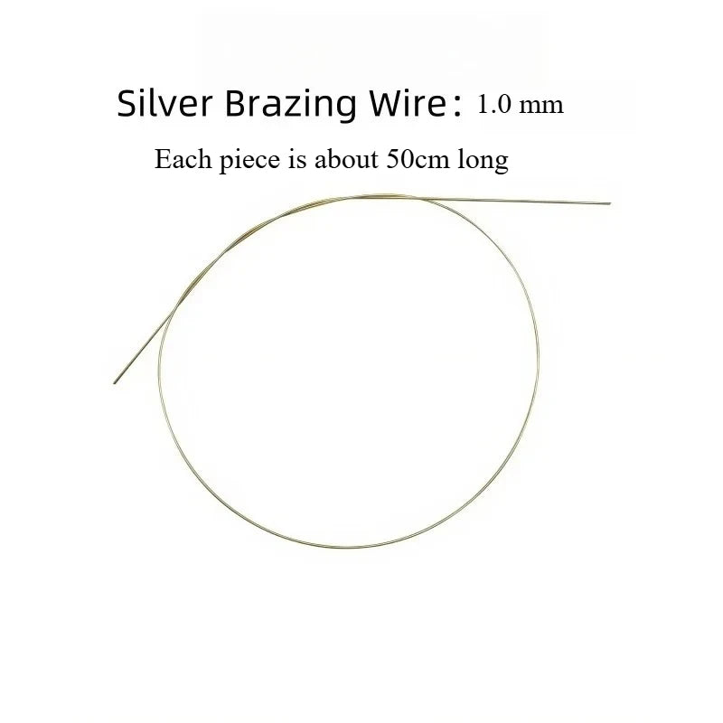 Silver Solder Wire Sheet - Jewelry Repair Welding Supplies for Rings & Bracelets DIY Crafts