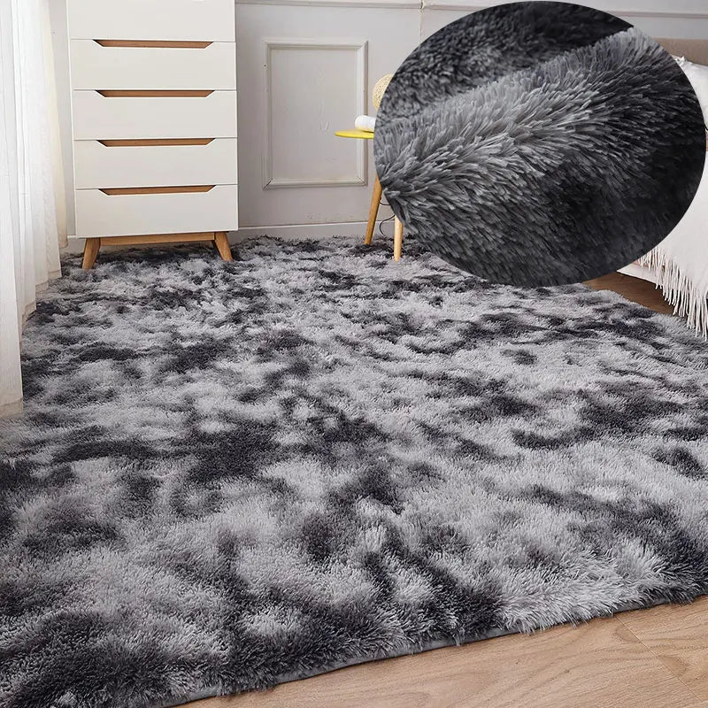 Large Plush White Area Rug – Soft Fluffy Carpet for Living Room, Bedroom, Teen Room & Home Decor