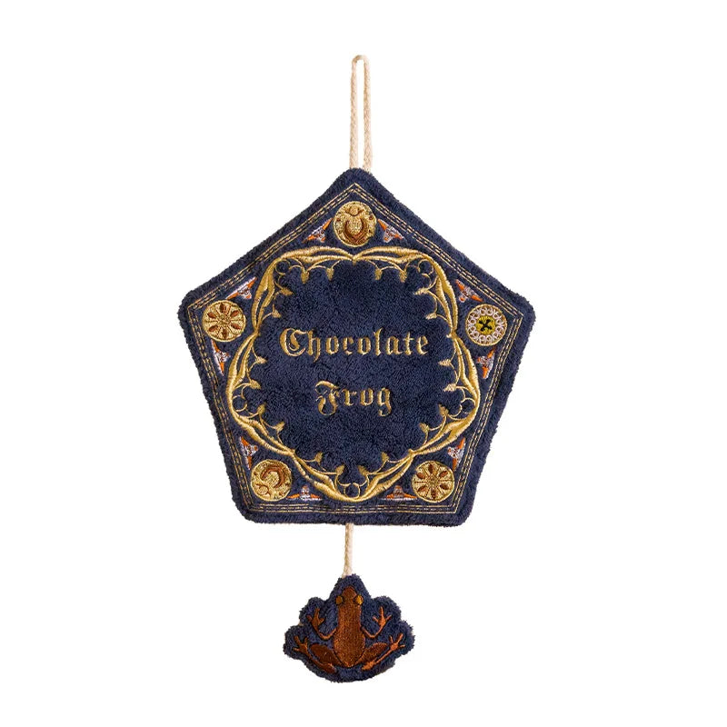 Miniso Warner Harry Potter Magic Chocolate Frog Towel – Embroidered Coral Velvet with High Count Embroidery