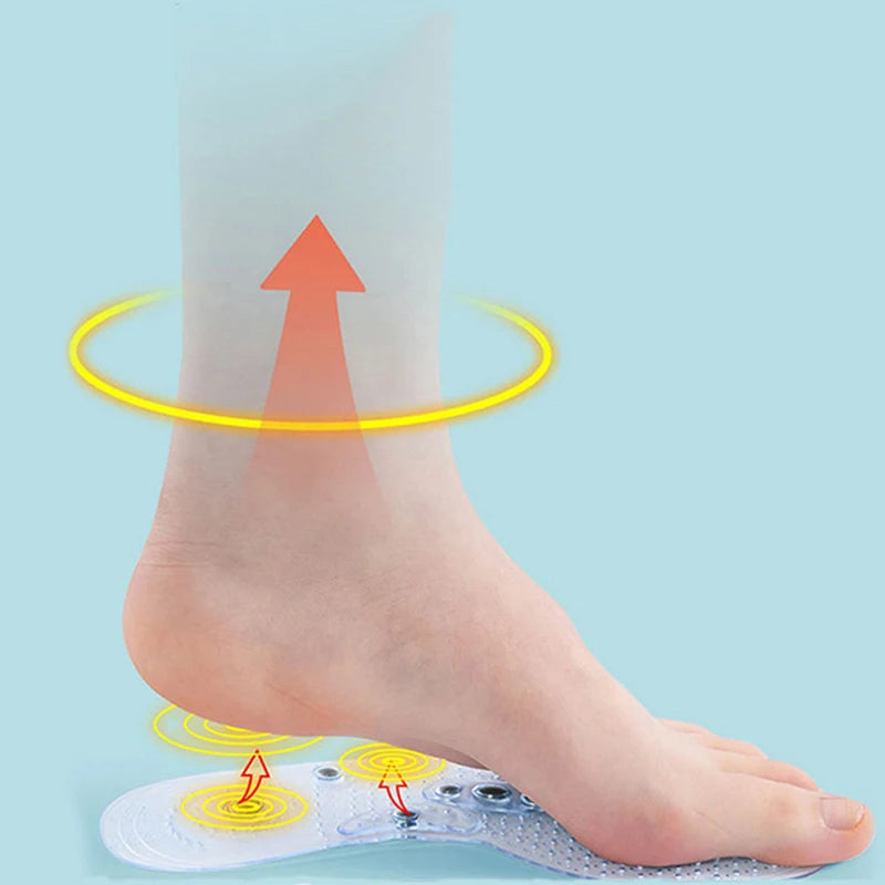 Breathable Silicone Sport Insoles – Orthopedic Foot Massage Cushion for Men & Women
