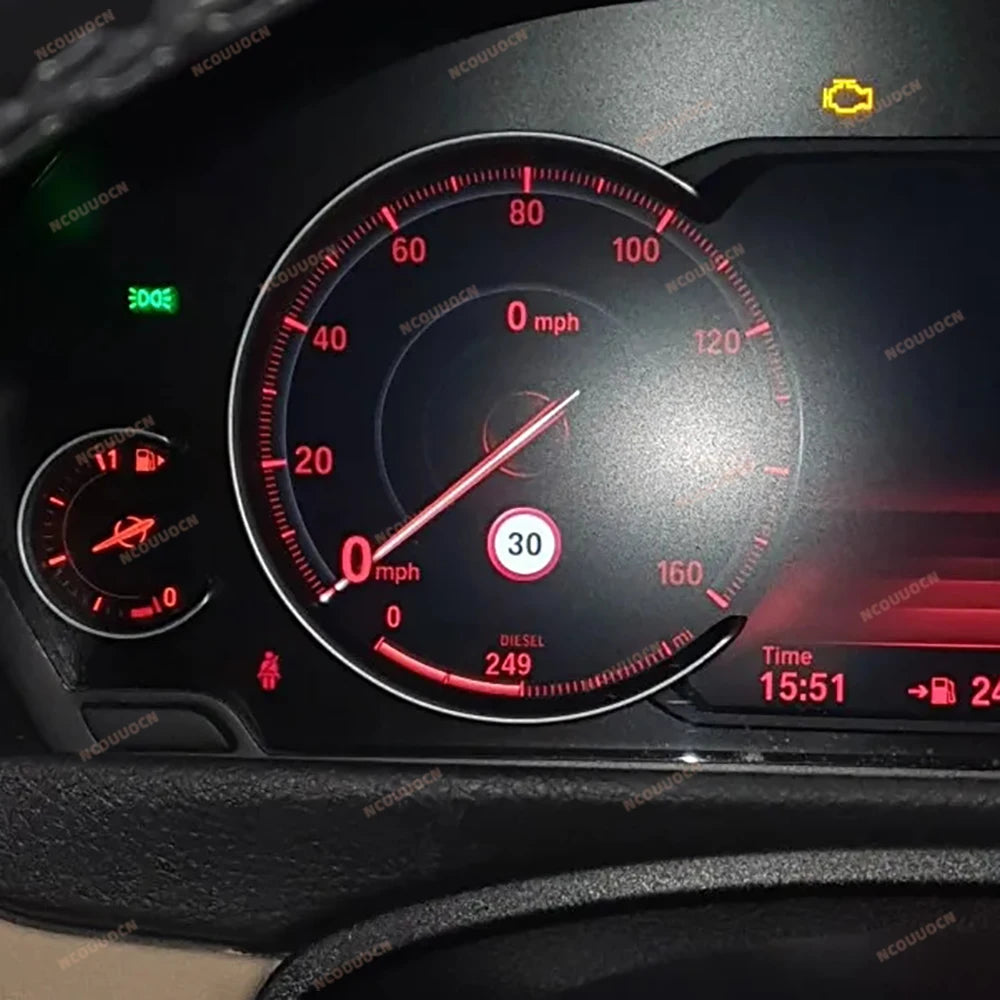 BMW Speed Limit Info Module — SLI Emulator Dashboard Display for F/G Series with NBT CIC ID7