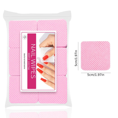 Nail Polish Remover Wipes – Non-Woven Nail Cleaning Pads for Women & Beauty Salon Use