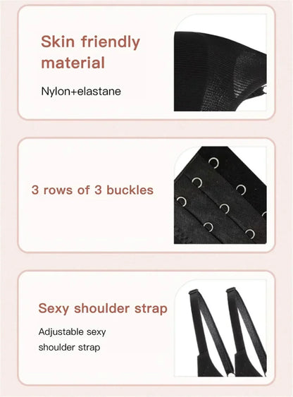 Electric Wireless Breast Massage Bra – Hot Compress Chest Care & Enhancement Massager