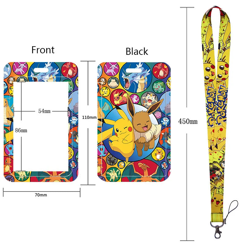 Neck Strap Lanyard for Keys and ID Cards – Badge Holder, Keychain, Key Rings, Fashion Accessory Gift