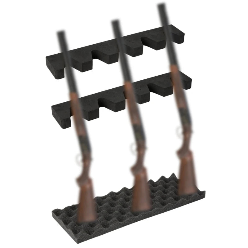 5 Slot Rifle Storage Rack - Lightweight EVA Foam Protective Organizer for Firearm Barrel & Equipment Storage