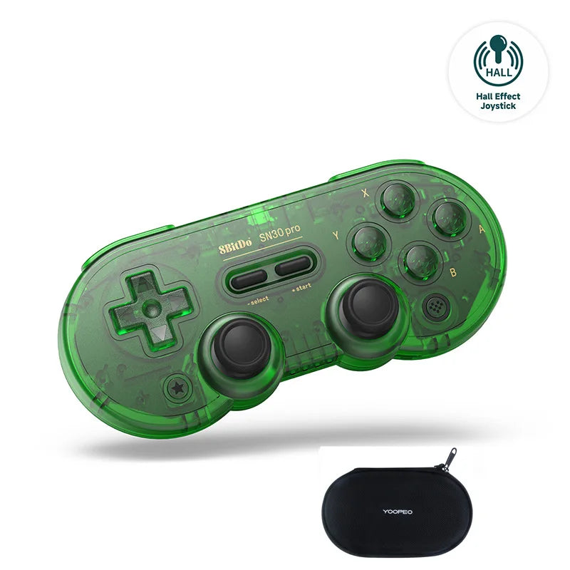 8Bitdo SN30 Pro Bluetooth Wireless Gaming Controller – Hall Effect, Compatible with Switch, MacOS, Android, Raspberry Pi, Windows, and Steam