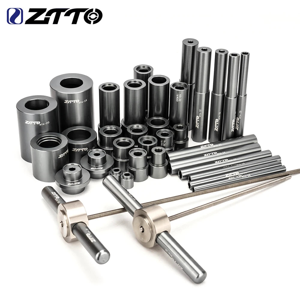 ZTTO Bicycle Hub Axle Tool Set — Wheel Bearing Press & Removal Repair Tool