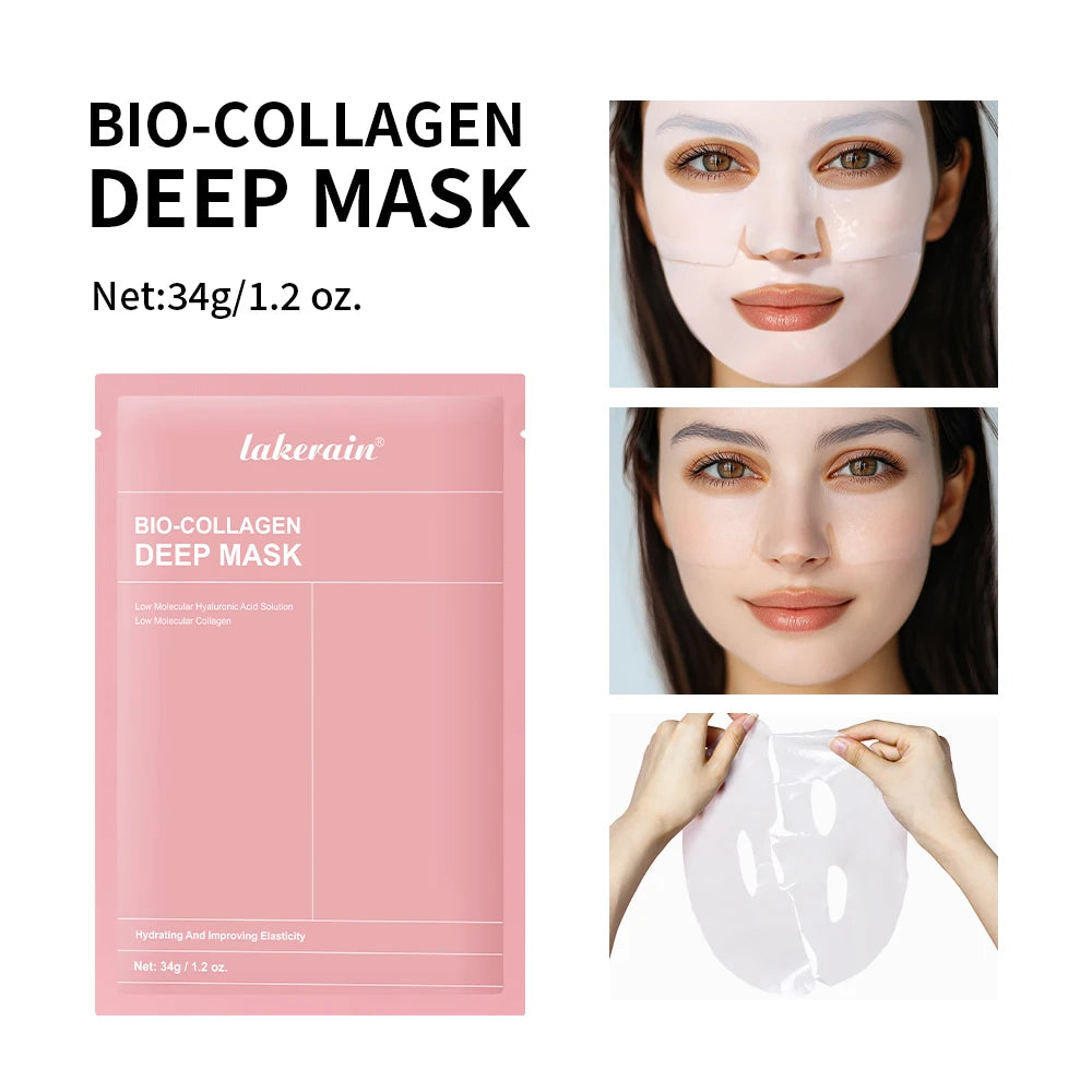 Bio-Collagen Deep Hydrating Hydrogel Mask – Overnight Collagen Mask for Firming & Pore Minimizing
