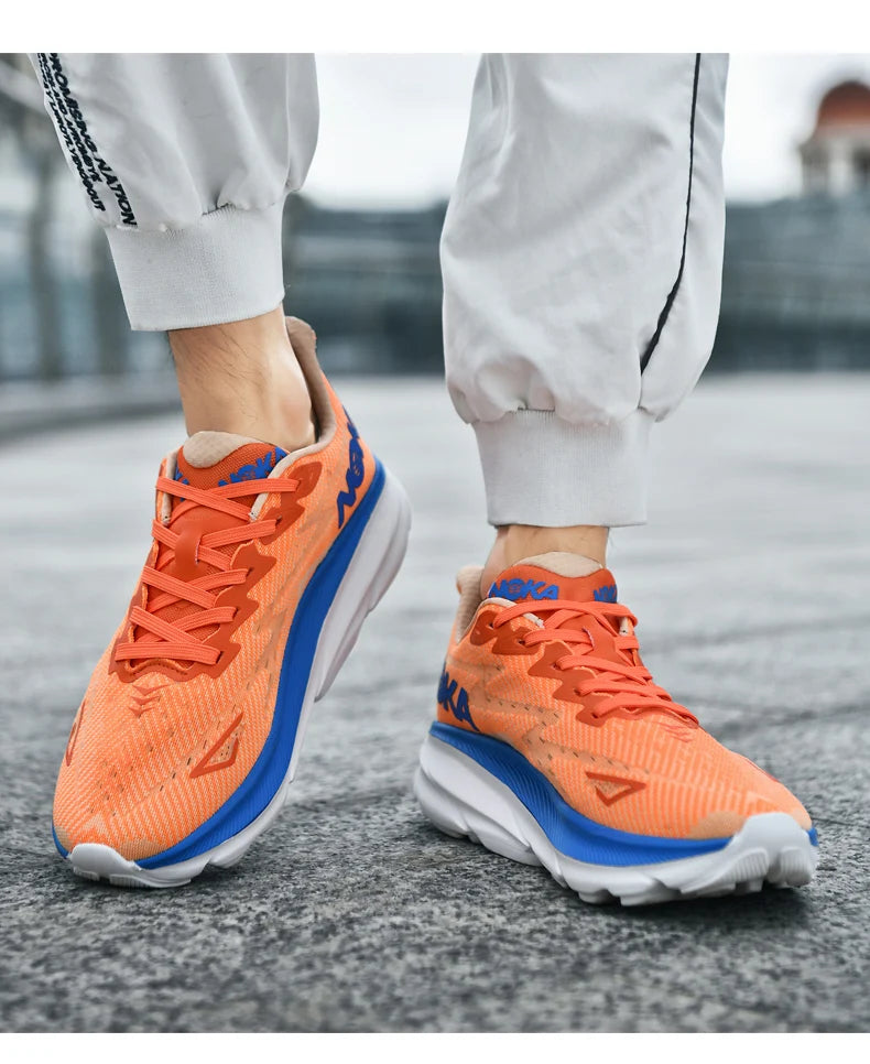 Men's Sports Running Shoes - Carbon Plate Marathon Sneakers, Lightweight & Breathable Athletic Shoes for Women