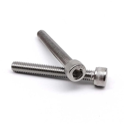 5/10pcs M3–M8 DIN912 Allen Head Bolts – 304 A2 Stainless Steel Hex Socket Cap Screws, Ultra Long 100mm