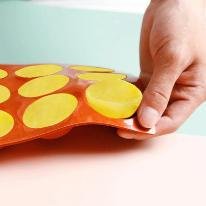 6/8/15/24-Hole Half Sphere Silicone Mold — 3D Brownie, Pudding, Mousse & Chocolate Dessert Baking Tool