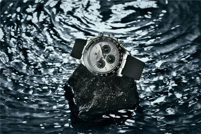 40mm PAGANI DESIGN V2 Men’s Quartz Watch – Sapphire Retro Chronograph Stainless Steel Waterproof