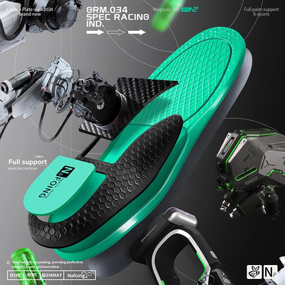 Carbon Plate Arch Support Insoles - Breathable Shock-Absorbing Sport Shoe Inserts for Running & Outdoor Activities