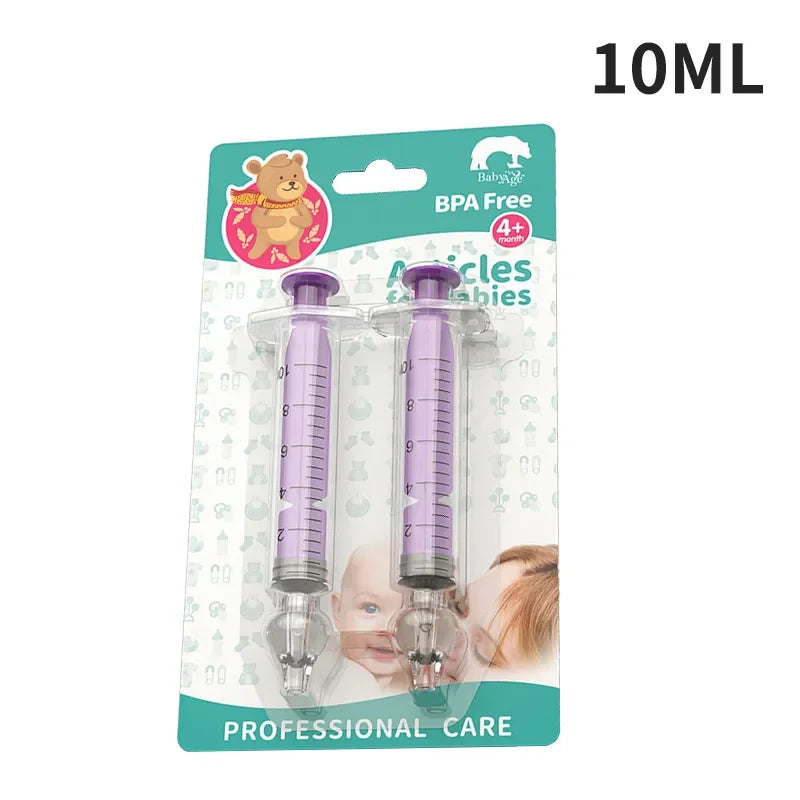 10ML/20ML Baby Nasal Aspirator Syringe – Gentle Nose Cleaner & Nasal Washer for Children with Rhinitis