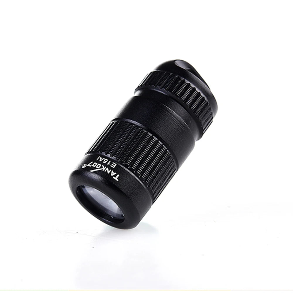 Tank007 E15 Pocket LED Flashlight Keychain – Portable High-Power White Light for Outdoor, Hiking & Emergency