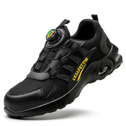 Men’s Safety Work Boots – Indestructible Steel Toe Sneakers, Anti-Smash & Anti-Puncture Tactical Shoes