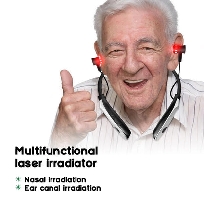 Portable Nasal and Ear Canal Laser Irradiator – Rechargeable 650nm Neck-Hanging Laser for Tinnitus Reduction