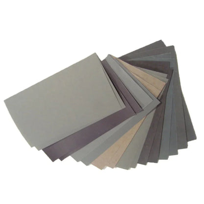 15PCS Sandpaper Set - 400-3000 Grit Wet & Dry Sanding Paper for Polishing, Smoothing & DIY Projects