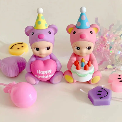 New Sonny Angel Blind Box – Birthday Series Animal Anime Figures, Cute Desktop & Car Ornaments, Christmas Gift