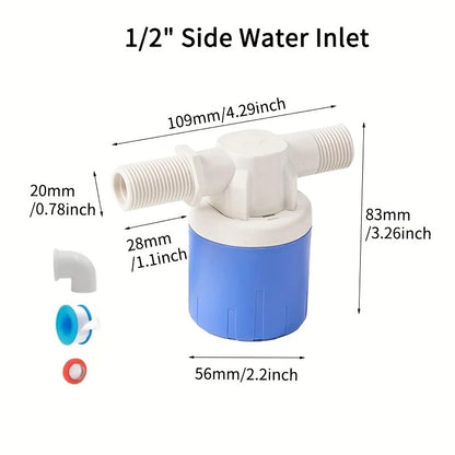 Automatic Water Level Control Float Valve - Mini Mechanical Shut-Off Valve for Water Tanks & Towers