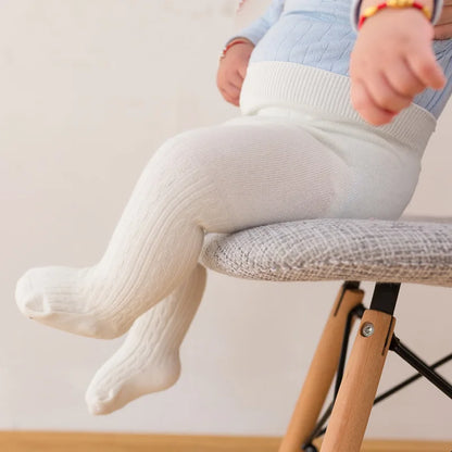 0-2Y Baby Girls Warm Pantyhose – Autumn Winter Long Tube Leggings & Newborn Tights Socks