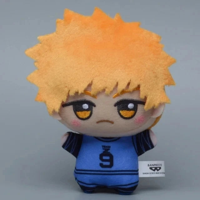 10cm Blue Lock Plush Keychain – Nagi, Seishiro, Chigiri, Hyoma, Gagamaru & Gin Soft Bag Pendant Toy Gift