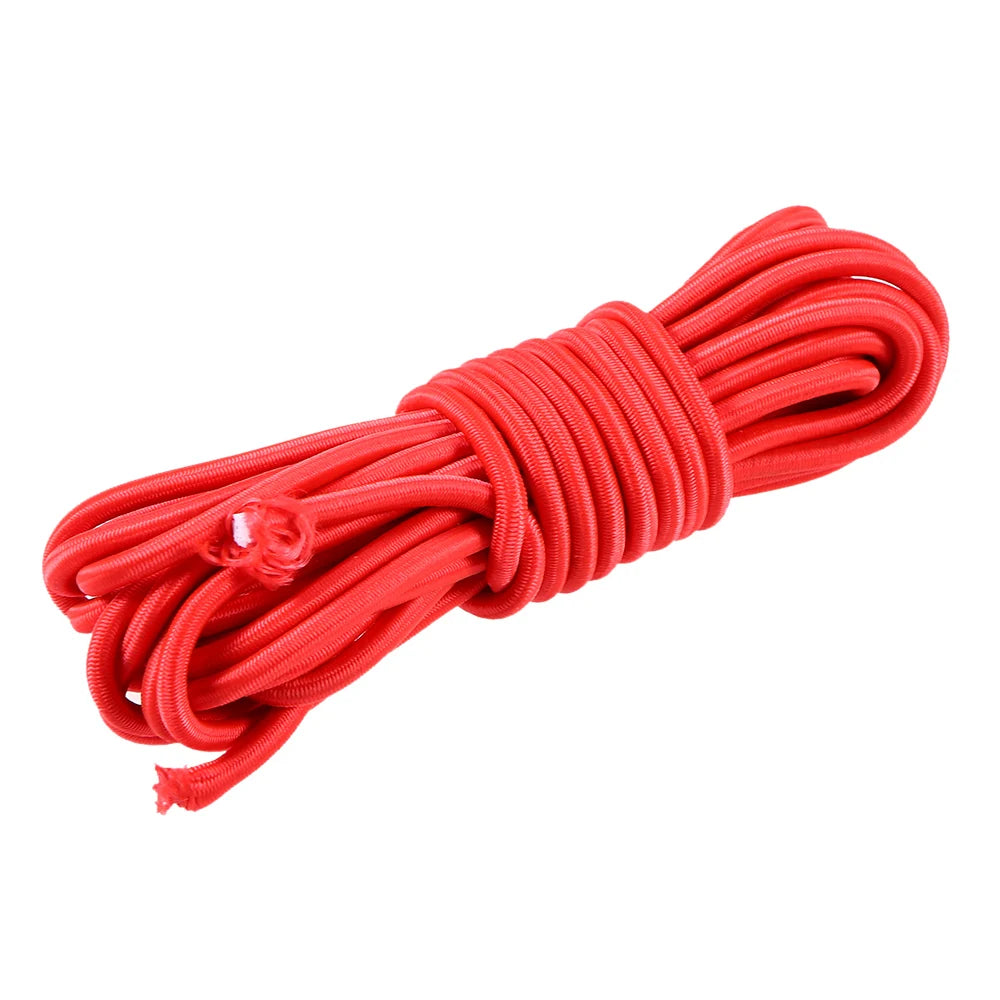 5 Meters 4mm/5mm Kayak Elastic Bungee Cord – Paddle Holder, Deck Rigging & Rear Securing Rope for Boats