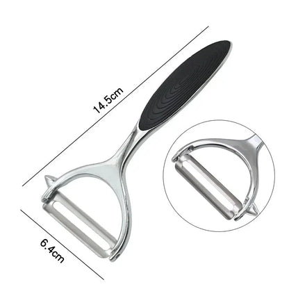 Stainless Steel Vegetable Peeler - Multi-Function Potato, Carrot & Fruit Peeler Kitchen Tool