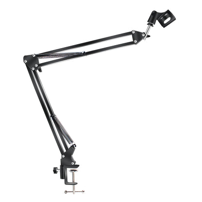 Professional Scissor Arm Stand for BM800 Microphone – Universal Shock Mount with Spider Cantilever Bracket and Mic Holder