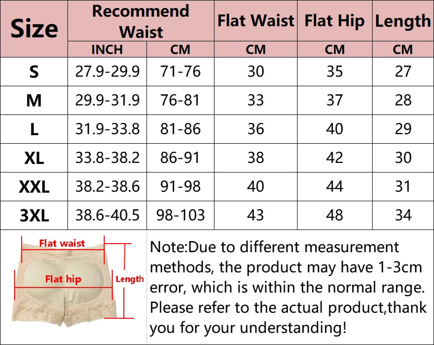 Women’s Butt Lifter Panty – Padded Body Shaper High Waist Tummy Control Underwear for Lifted Hips & Curves