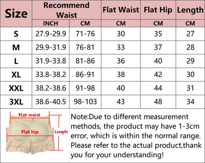 Women’s Butt Lifter Panty – Padded Body Shaper High Waist Tummy Control Underwear for Lifted Hips & Curves