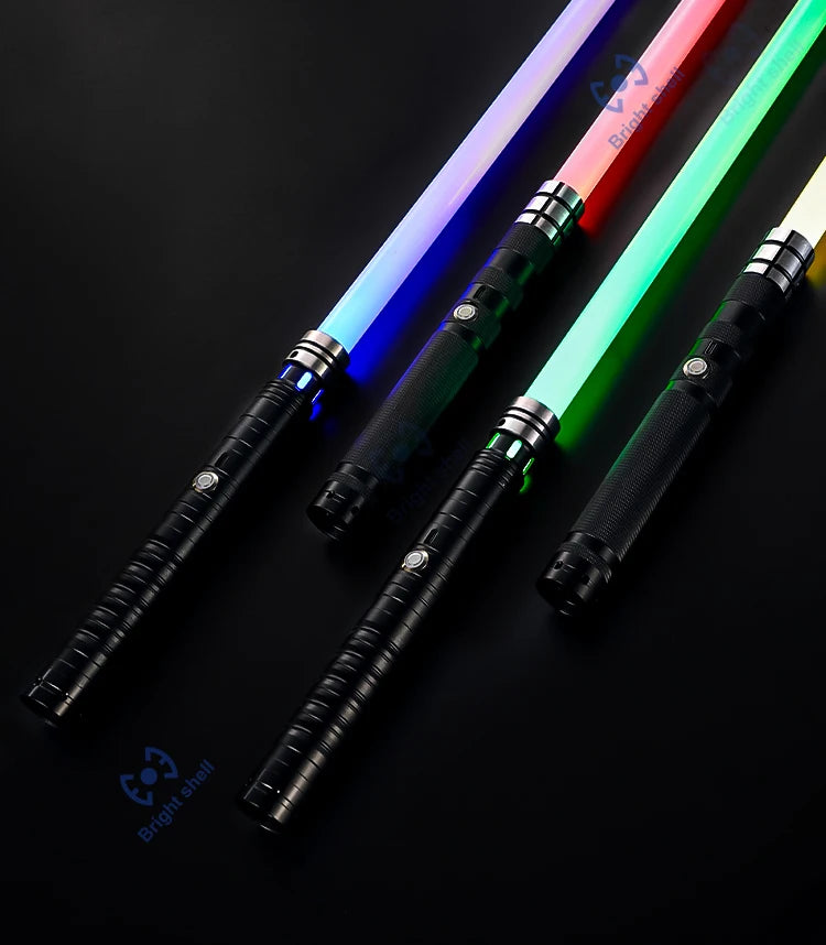 RGB Metal Lightsaber Toy – 15-Color Changing Laser Sword with Sound Effects, Force FX Jedi Blaster Gift for Kids