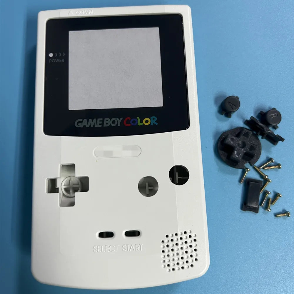 Game Boy Color Replacement Shell - Limited Edition Luminous Housing Case & Accessories