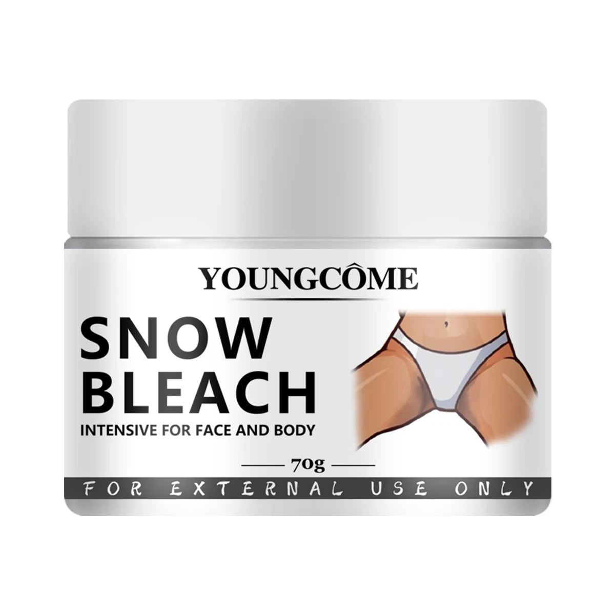 Body Whitening Bleach Cream 45ml – Brightening Skincare for Underarms, Elbows & Knees, Dark Spot Removal, Melanin Correction & Skin Tone Lightening Cream