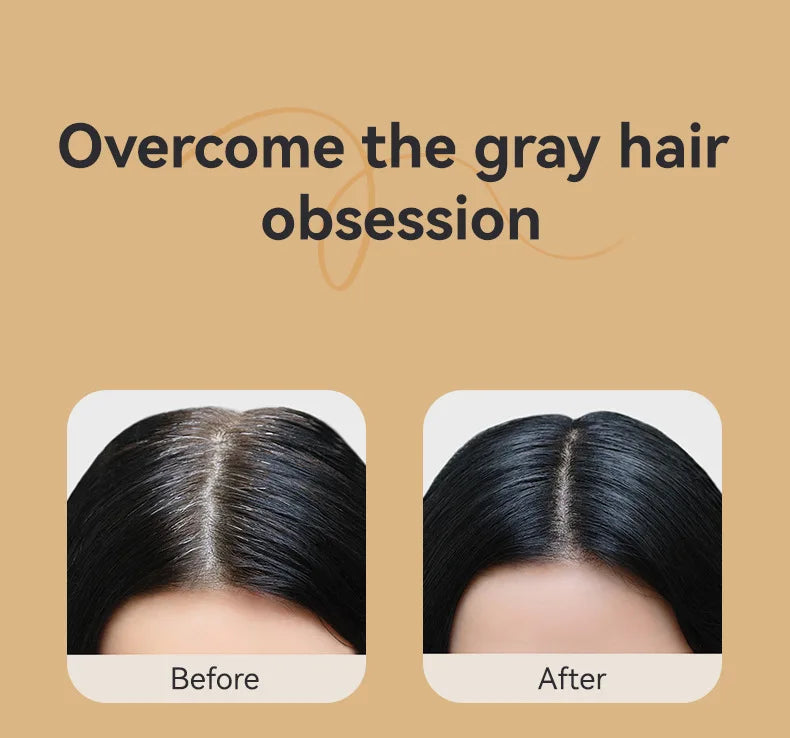 4-Color Hair Dye Touch-Up Pen — Convenient Cream Stick for Covering White Hair, Disposable Local Hair Coloring