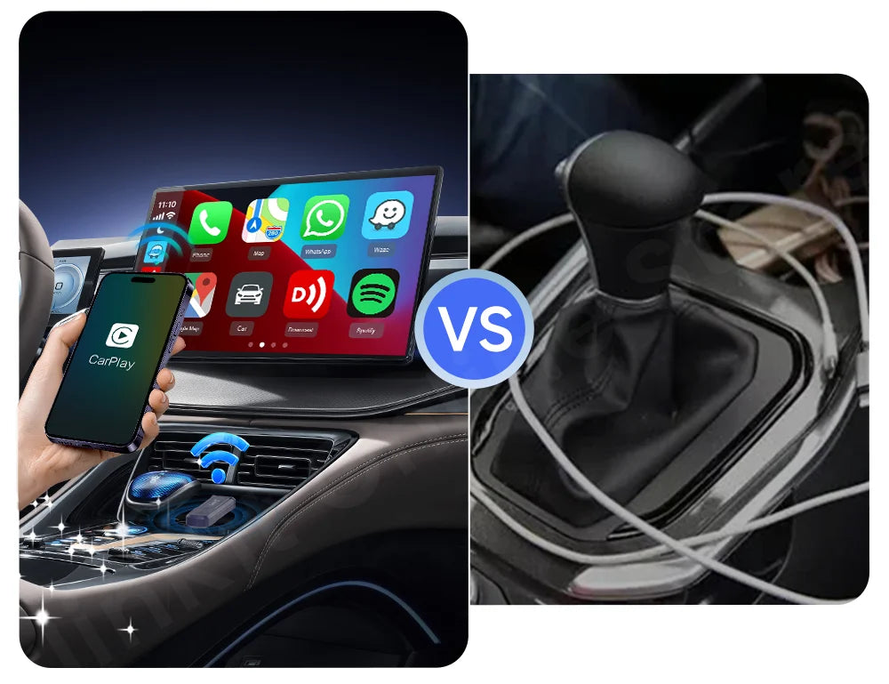 Carlinkit Mini 5 Pro Wireless Adapter — CarPlay & Android Auto Upgrade for Car Intelligent Systems, WiFi FOTA Portable