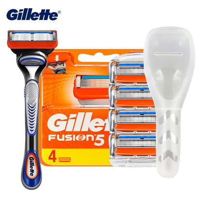 Gillette Fusion 5 Razor Blade Refills - 5-Layer Manual Shaving Head for Men's Face Care and Beard Removal