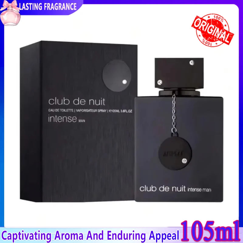 105ml Night Club Wild Black Edition Perfume for Men – Luxury Long-Lasting Cologne Fragrance Spray