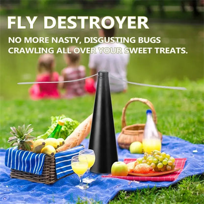 Outdoor Kitchen Fly Repellent Fan - Food Protector to Keep Flies and Bugs Away - Household Pest Repellent Table Fan for Food Safety